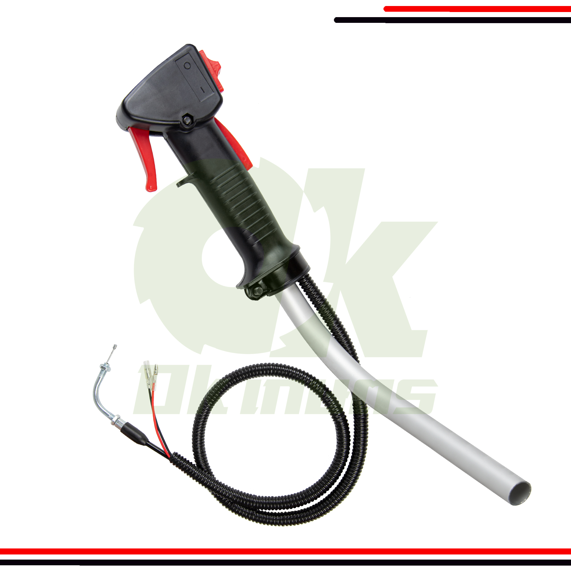 ชุดคันเร่ง มือเร่ง คันเร่ง คันเร่งเครื่องตัดหญ้า 411 ปลายงอ