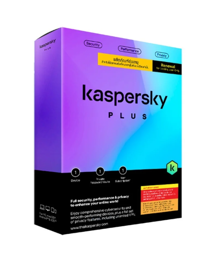 Kaspersky Plus 1 Device 1 Year (Renewal)