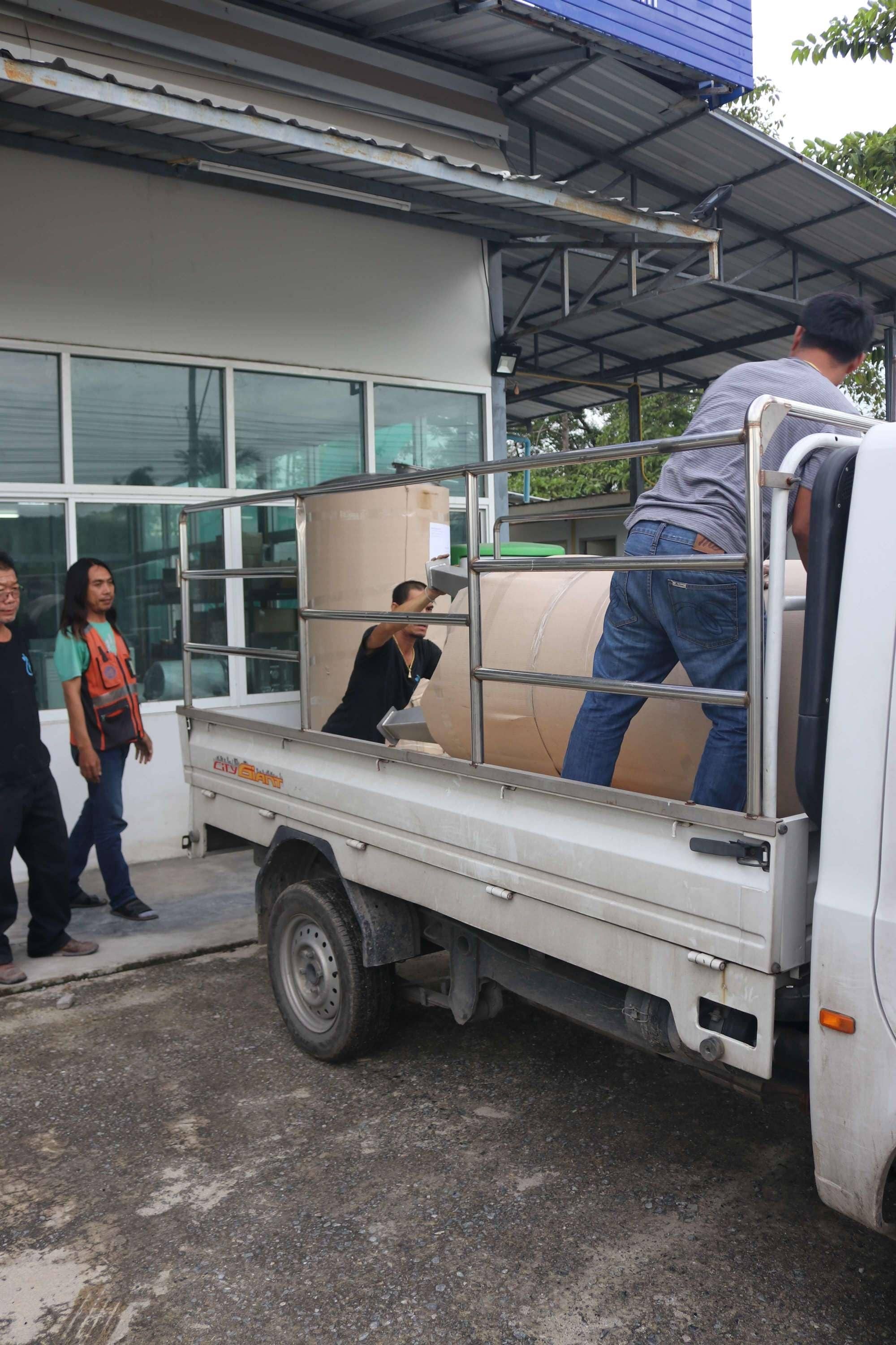 ถังกรองสแตนเลส24นิ้วสูง150ซม.หนา4มม