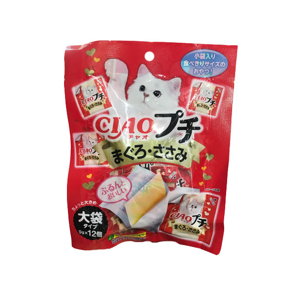 YP CIAO TSC-154 ชูหรุ เพทิท ขนมแมวเลียแบบแผ่น สันในไก่ 9 กรัม