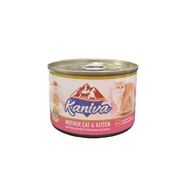Kaniva กระป๋อง แม่และลูกแมว 170 กรัม
