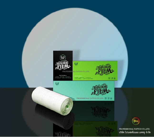 AVA ฟิล์มปกป้องรอยสัก AVA Repairing Film Tattoo ฟิล์มแลปหลังสัก