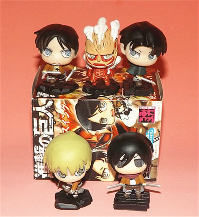 Attack on Titan - Mini Action Figures Set