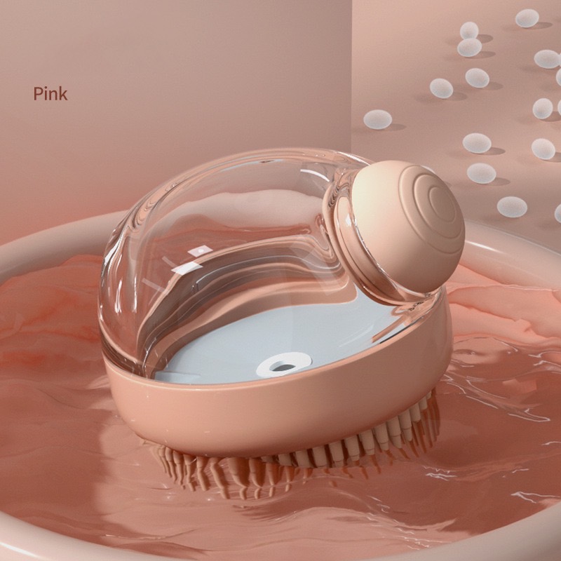 OLSP/ting66.th/แปรงอาบน้ำสัตว์เลี้ยง หวีนวด (คละสี)