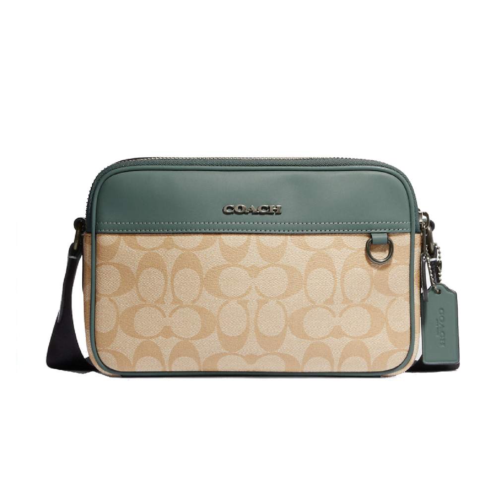 กระเป๋าสะพายข้าง COACH CH062 GRAHAM CROSSBODY IN COLORBLOCK SIGNATURE CANVAS (QBVF5) [CH062QBVF5-MB]