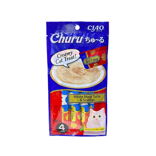CIAO 4SC-77 แมวเลีย ทูน่าเนื้อขาวหอยเซลล์