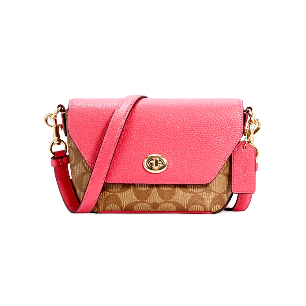 COACH C2816 KARLEE CROSSBODY IN SIGNATURE CANVAS (IMD9S) [C2816IMD9S]