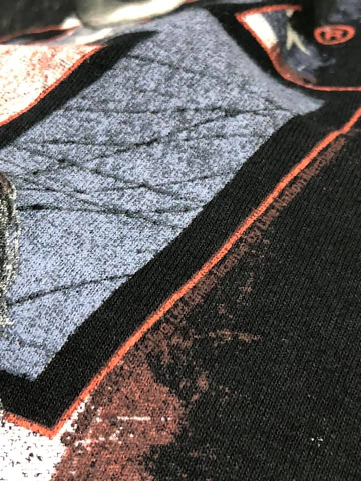 เสื้อวง Kiss 4 Faces Usa Flag ตอกปีจาง Size XL สินค้าลิขสิทธิ์แท้ 100%