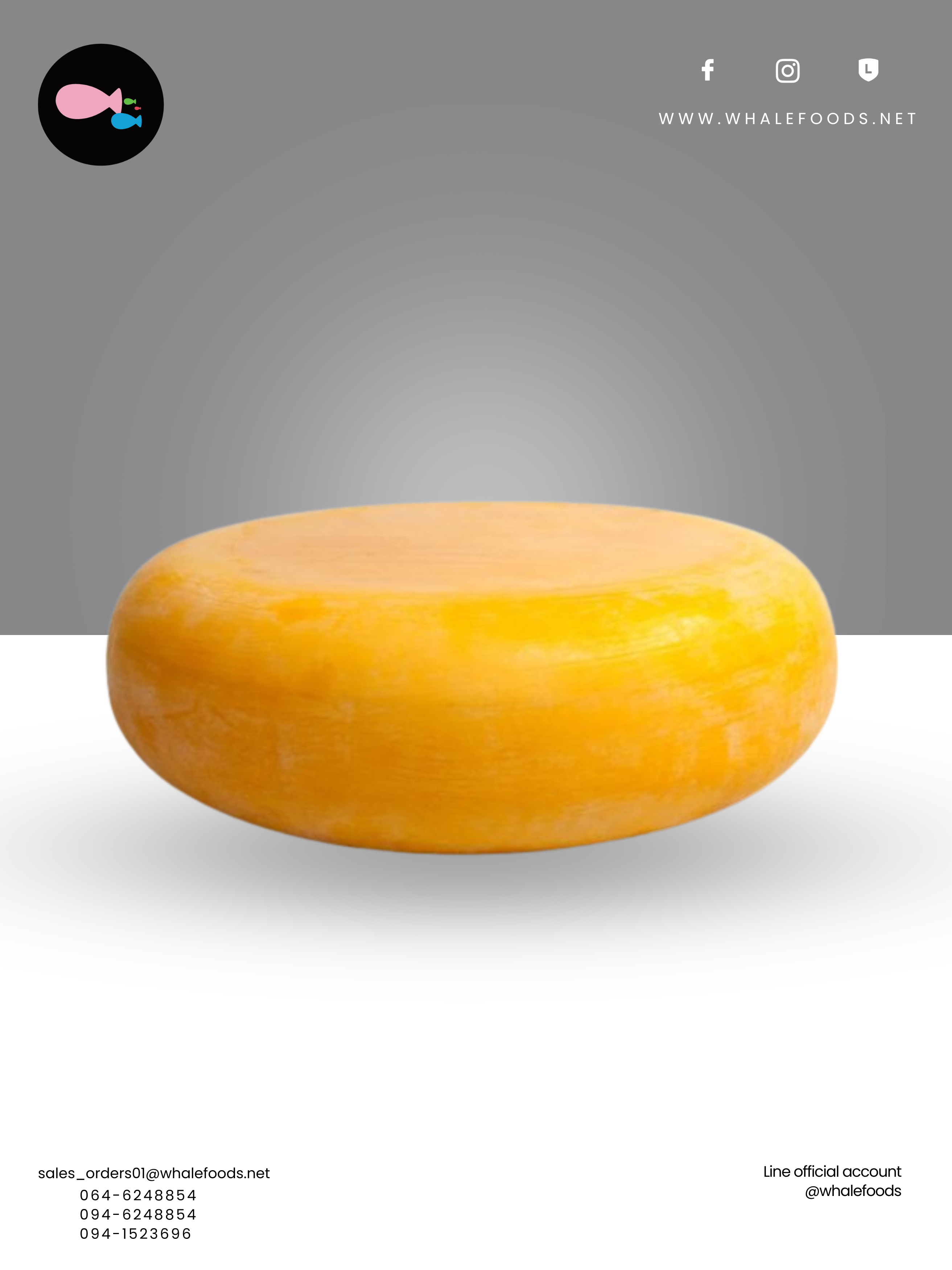 GOUDA AGED SIZE : 4.5 KG.