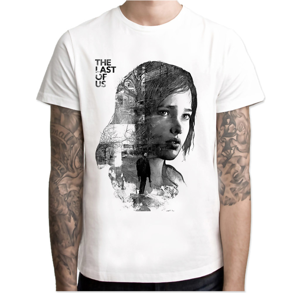 The Last of Us - เสื้อยืด Vol.3 ลาย Joel & Ellie