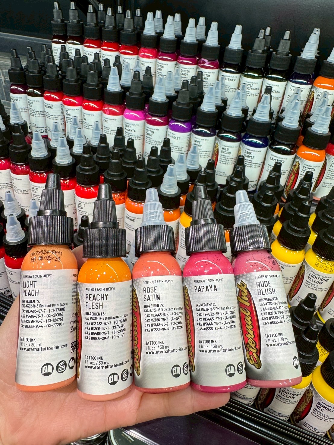 ETERNAL TATTOO INK สีสัก ETERNAL TATTOO INK 1oz หมึกสักอีเทอนอล 1 ออนซ์ 1 ออนซ์