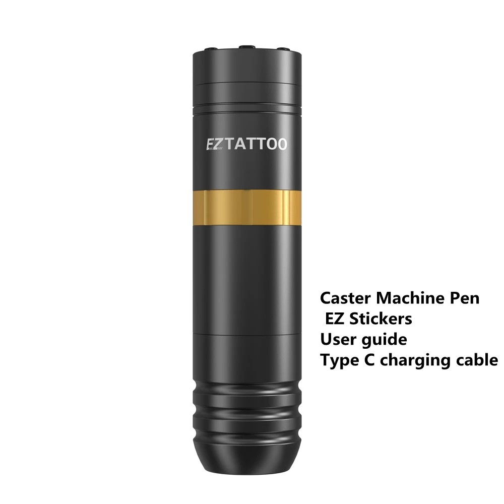 EZ CASTER เครื่องสักปากาไร้สายEZ CASTER Wireless Battery Tattoo Pen Machine