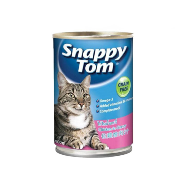 Snappy Tom ไก่ในน้ำเกรวี่ 400 g. #6