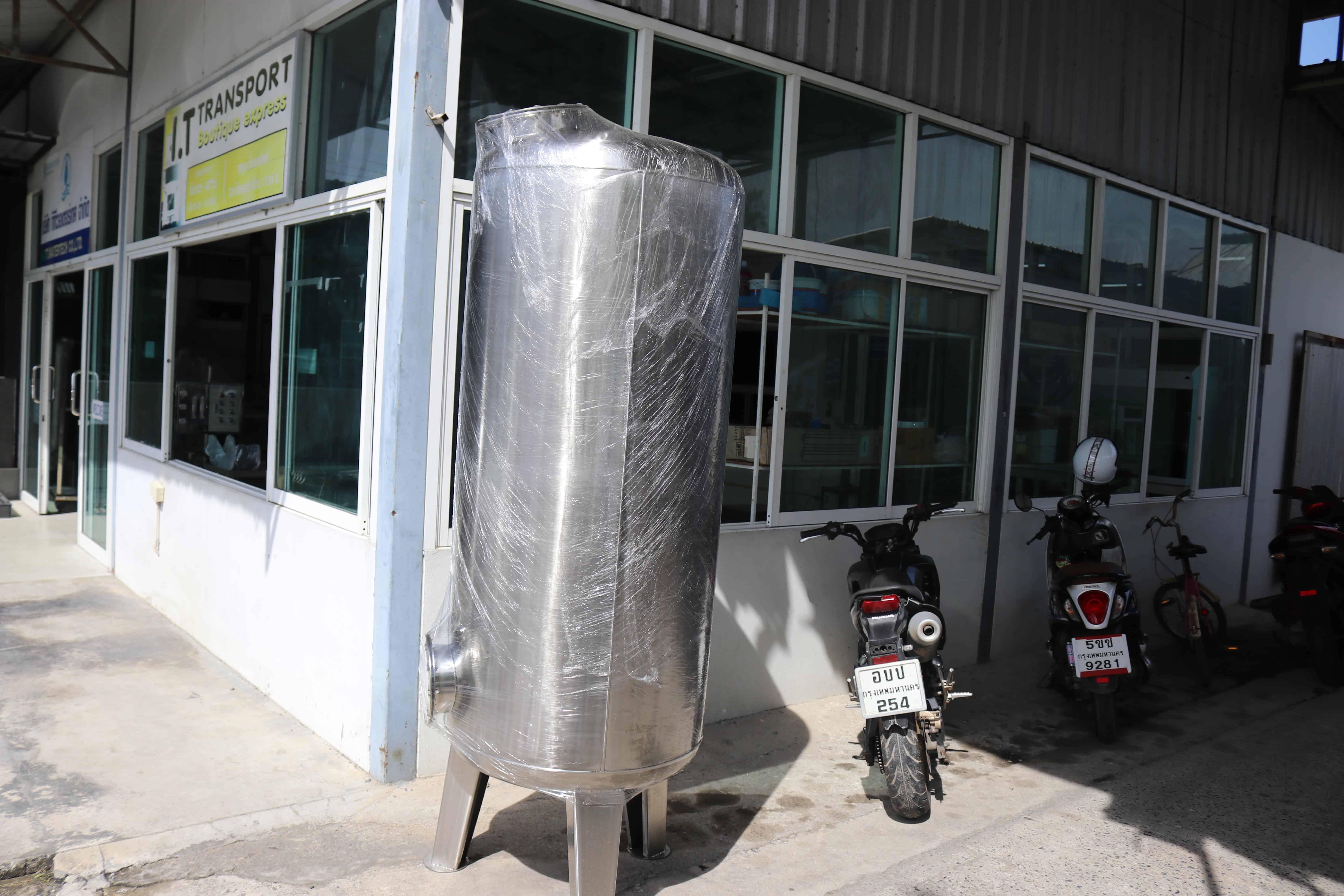 ถังกรองสแตนเลส18นิ้วหนา3มม.