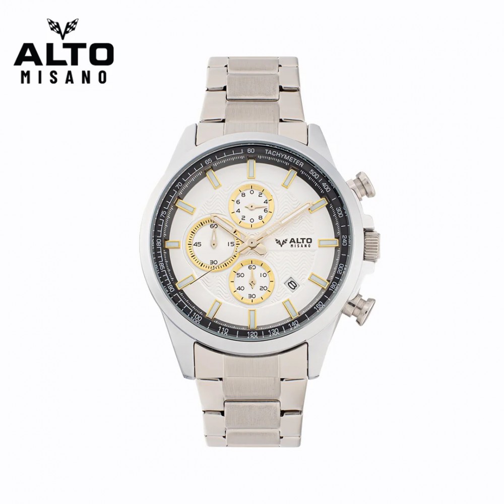 นาฬิกา ALTO ALT-ED02-WE TRACKELITE CHRONO DATE 44 MM,WHITE [ALT-ED02-WE]