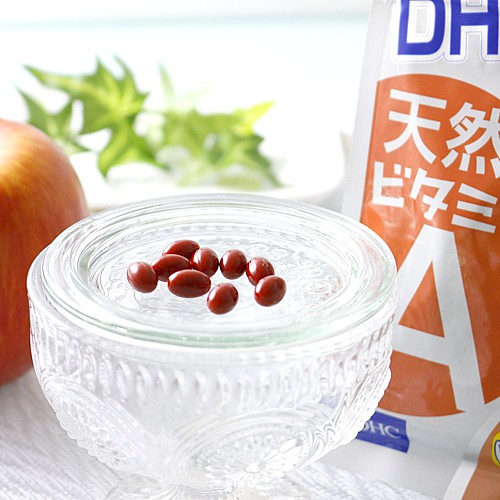 DHC NATURAL VITAMIN A วิตามิน A จากธรรมชาติ ฟื้นฟูสภาพผิวจากสิว 30 เม็ด (30 วัน)