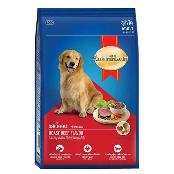 Smart Heart สุนัขโต รสเนื้ออบ 20 Kg.