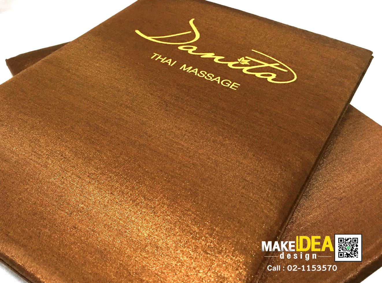 ปกผ้าไหมพร้อมใบประกาศ ขนาด A4 แนวตั้ง