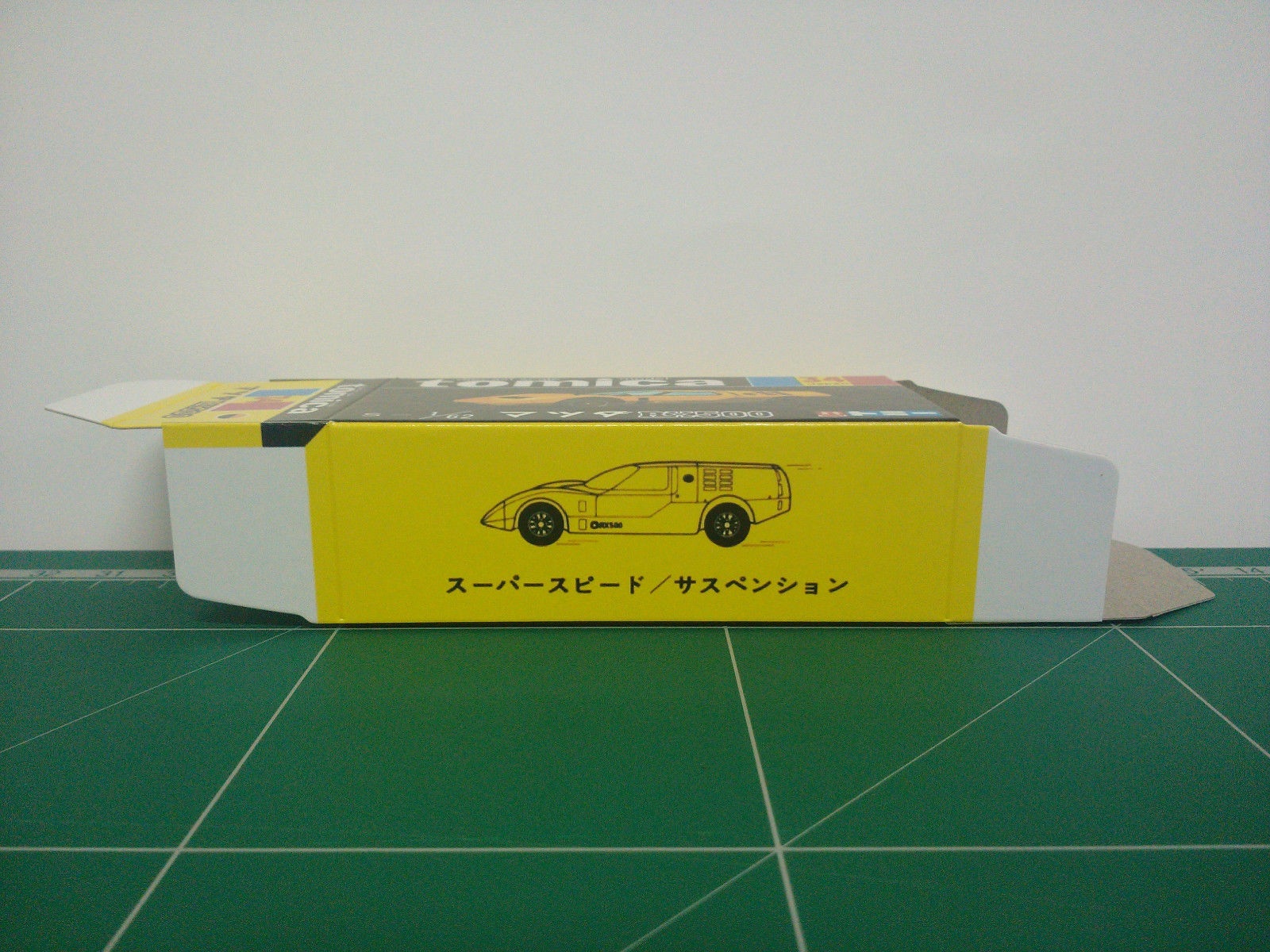 กล่องพิมพ์ Reproduction Box สำหรับ Tomica Black Box No.34 Mazda RX500 (กล่องเปล่า, ไม่มีรถ)