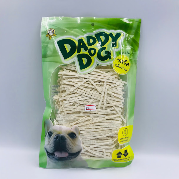 Daddy Dog ปลาเส้นสีเขียวเส้นเล็ก 140 g.