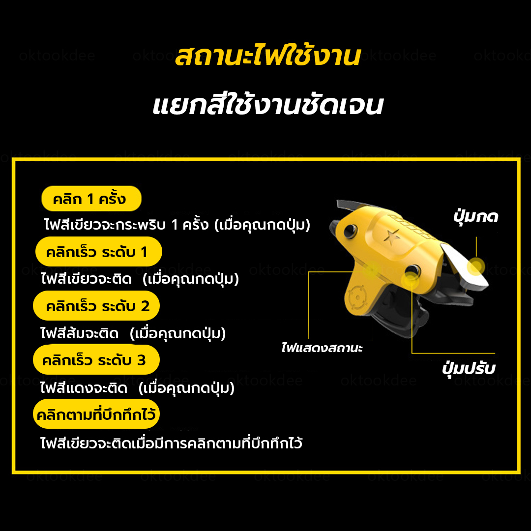Z1 จอยไฟฟ้ากดรัวหน้าจอมือถือ จอยเล่นเกมมือถือ 1 ข้าง