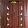 ประตูไม้สักบานคู่