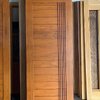 ประตูไม้สักโมเดิร์น