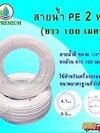 สายน้ำดี 2 หุน (100 เมตร/ม้วน) สายน้ำ PE สายเครื่องกรองน้ำ สายพ่นหมอก ท่อน้ำ PE 1/4 นิ้ว 2 หุน เครื่องกรองน้ำ RO