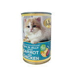 Lickity MOP-4313 Grain Free Indoor ทูน่าแครอทและไก่ในเยลลี่ 400g.