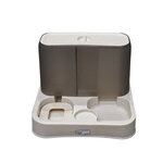 MM Cat BL61 ที่ให้น้ำ-อาหารอัตโนมัติ / เทาครีม