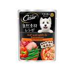 Cesar Craft CN114 เนื้อไก่ เนื้อ ถั่วแขกและพริกแดง 60 กรัม.(แดง)
