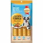 Creamy Dog Treats ไก่และฟักทอง 60 g. (x4ซอง)