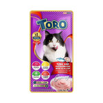 Toro แมวเลีย ทูน่าและคัทตสึโอะบูชิผสมหอยเชลล์ 15g. x 5 ชิ้น