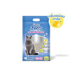 Zero ทรายแมวเบนโทไนท์ กลิ่นเลม่อนทาร์ต 6 ลิตร