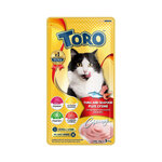 Toro แมวเลีย ทูน่าและทะเลรวมมิตรผสมไลซีน 15g. x 5 ชิ้น