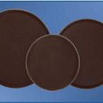 ถาดเสริฟกันลื่น ทรงกลม