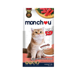 Monchou ขนมแมวเลีย #6 ปลาทูน่ากับคานิกามะ 75g