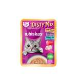 W/K Tasty Mix TJ2 ทูน่าซาซามิ+มันหวานในเจลลี่ 70g.(ครีม)