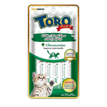 Toro+ TR13 แมวเลีย-ปลาทูน่าเนื้อขาวกับปลาค๊อด 5 ซอง