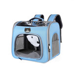 BQ กระเป๋าแมวหน้าใส *สีฟ้า