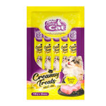 Catty Cat LF02 Creamy Treats รสโนบิโตะ 15 กรัม (1x5) เหลือง
