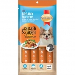 Creamy Dog Treats ไก่และแครอท 60 g. (x4ซอง)