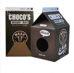 YP Sukina SY-474 ที่ลับเล็บแมวกล่องนมรสชอคโกแลต 33x32x57 cm.