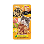 Inaba Soft Bite ทูน่า+ไก่+ปลาโอแห้ง+หอยเชลล์ รสปลาหมึก 25 g.