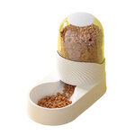 All Rising AR2767 ที่ให้อาหาร สัตว์เลี้ยง 2.5 ลิตร สีขาว