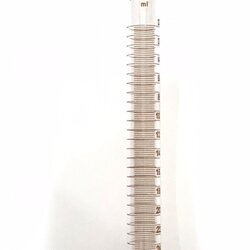 ปิเปตแก้วมีขีดปริมาตร 50 ml Graduated Pipette Class AS "Qualicolor" Czech