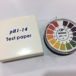 กระดาษวัดค่าพีเอช 1-14 pH paper, 7 mm x 5 m (ม้วน)