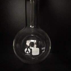 ขวดก้นกลม 500 ml Round bottom flask "Bomex"