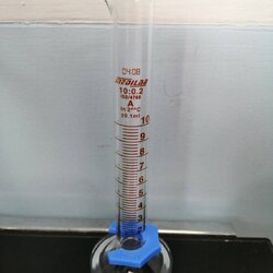 กระบอกตวงแก้ว ฐานกลม 10 ml "Medilab" Glass Measuring Cylinder