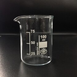 บีกเกอร์แก้วทนร้อน 100 ml Beakers low-form "SIMAX"